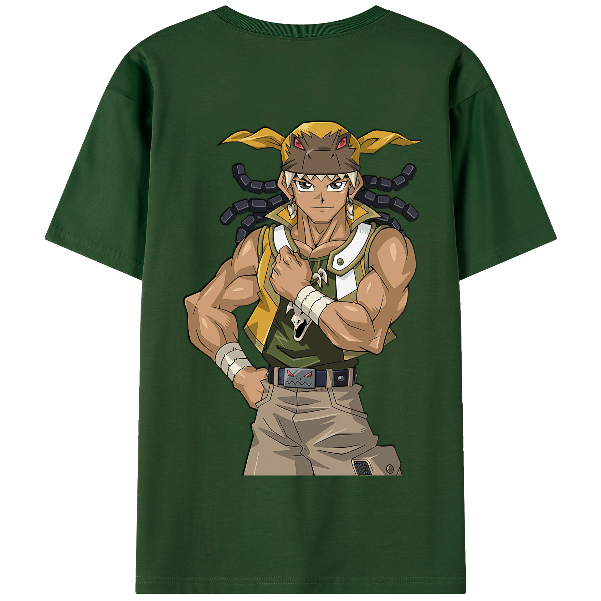 （画像用） 遊☆戯☆王 Yu-Gi-Oh! 綿100％半袖Tシャツ（背面プリント）